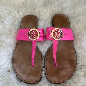 Lilly Pulitzer Rousseau sandals in Prosecco 🩷 🍾 PINK